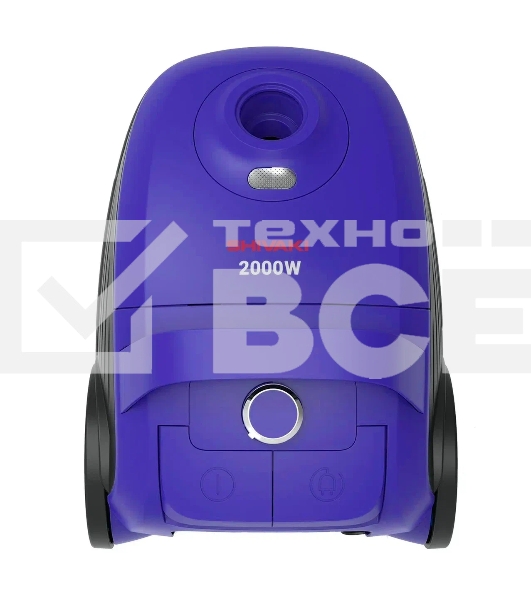 Пылесос Shivaki VC 530 Bag синий, 420/2000 Вт, уборка сухая, пылесборник мешок 3 л