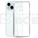 Чехол (клип-кейс) BoraSCO для Apple iPhone 15 Plus прозрачный, фото7