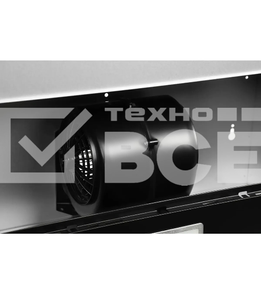 Вытяжка встраиваемая Hyundai HBH 6235 BG черный управление: кнопочное (2 мотора)