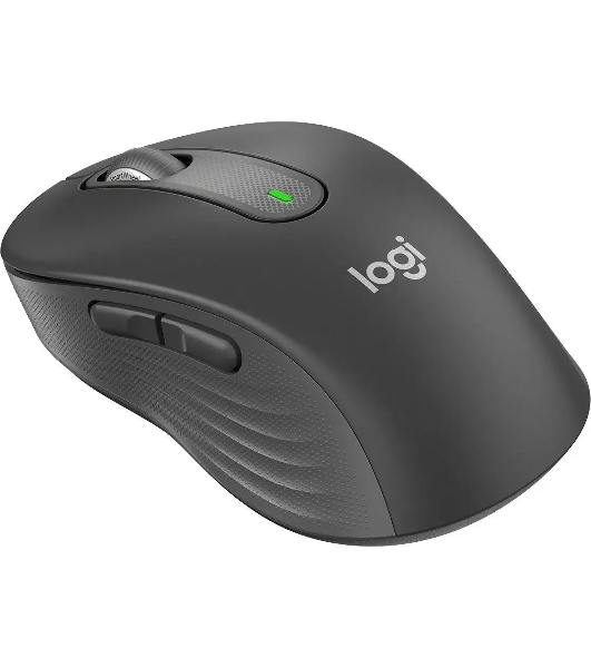 Мышь беспроводная Logitech Signature M650 графитовый, 4000 dpi, радиоканал, Bluetooth, USB, кнопки - 5