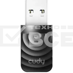 Сетевой адаптер Wi-Fi Cudy WU1300S AC1300 USB 3.0 (ант.внутр.) 1ант.