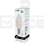 Лампа филам. Gauss Filament 12Вт цок.:E14 свеча св.свеч.бел.нейт. (упак.:10шт) (32122), фото10