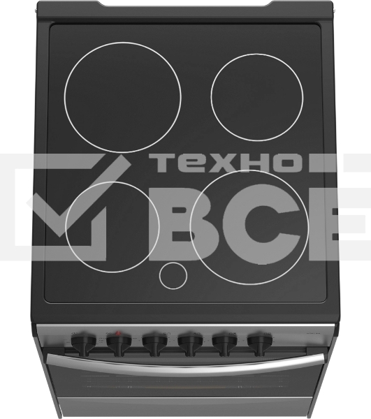 Плита электрическая Darina 1B EC 341 606 silver серебристый/черный, конфорок 4 шт, духовка 50 л, 50 см x 85 см x 56 см