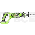 Пила сабельная аккумуляторная GreenWorks GPT-BLRS-1, 24V, без АКБ и ЗУ (1200607), фото4
