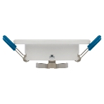 Встраиваемый светильник алюминиевый ЭРА KL107 WH/SL MR16 GU5.3 белый серебро, фото4