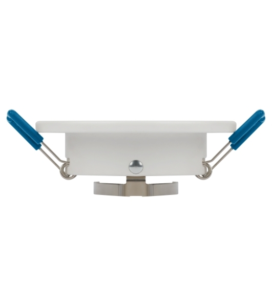 Встраиваемый светильник алюминиевый ЭРА KL107 WH/SL MR16 GU5.3 белый серебро