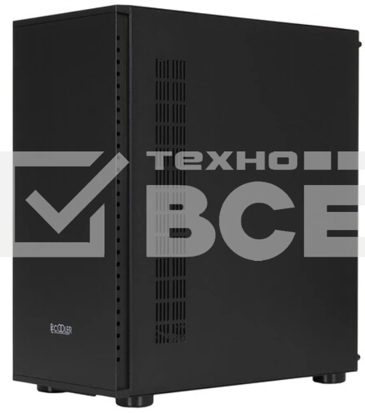 Компьютерный корпус  PCCooler IE200 BK, Tempered Glass Full Tower, черный, TG, SPCC, 1x120mm ARGB E-ATX, ATX, mATX, mITX 180/380/220mm 4x2.5