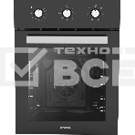 Духовой шкаф электрический Hyundai HEO 45311 BG черный, фото 1
