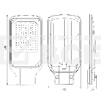 Светильник светодиодный Эра SPP-504-0-50K-070 70Вт 5000К IP65 7000лм КСС Д DOB SMD 48мм уличный черный (Б0062696), фото5