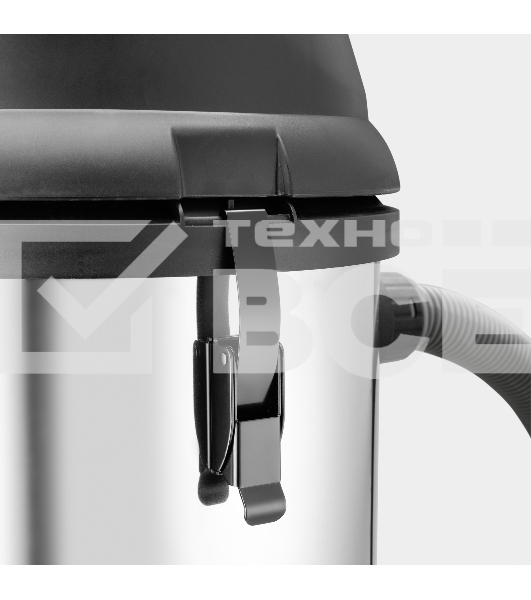 Строительный пылесос Karcher NT 27/1 Me Adv серебряный, 1380 Вт, уборка сухая/сбор воды, пылесборник мешок/контейнер, 27 л