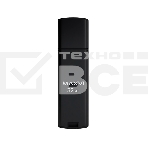 Флеш диск Maxvi MP2 32GB USB 2.0 black, монолит с колпачком, ABS пластик + металл, фото4