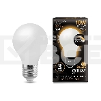 Лампа светодиодная LED GAUSS 102202110-D Filament A60 OPAL dimmable E27 10W 820lm 2700К 1/10/40, фото 1