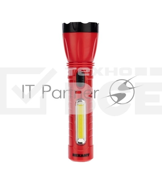 Фонарь рабочий/поисковый Rexant головной + боковой свет 1,5 Вт + 5Вт СОВ боковой, встроенный аккумулятор, зарядка напрямую от сети (евророзетка) 220 В