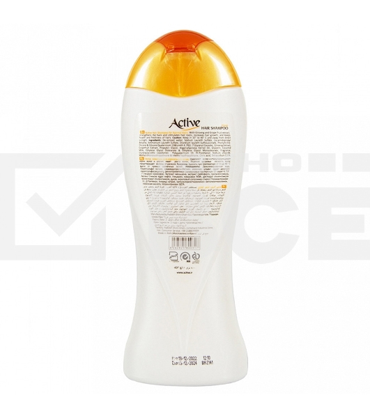 Шампунь Active для нормальных волос Экстракт грейпфрута и женьшеня NATURAL, 400 мл (512102001)