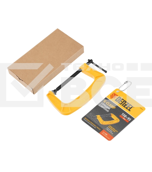 Струбцина Denzel G-образная, усиленная, 150 мм