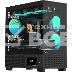 Компьютерный корпус AeroCool / Formula V Line Crystal E1M Black, MATX, USB3.0*2, Switch Display Panel, фото 1