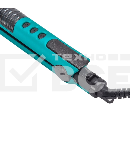 Выпрямитель Polaris PHS-2405К бирюзовый, 34 Вт, LED рег.t,5режимов