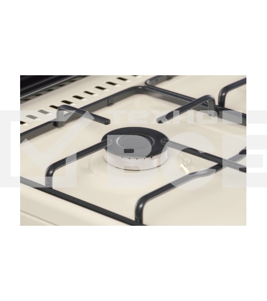 Плита газовая Nordfrost GG 6061 Y бежевый, конфорок 4 шт, духовка 63 л, 60 см x 89 см x 60 см