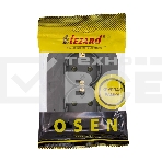 Розетка 2-м LEZARD СП OSEN с заземл. ПБТ, круглая, механизм, черный бархат 744-4200-127B, фото2