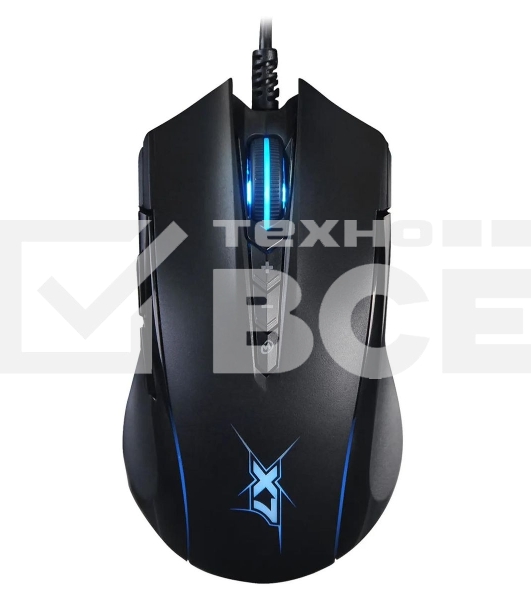 Мышь проводная A4Tech X89 черный, 2400 dpi, USB, кнопки - 8