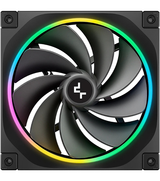 Вентилятор для корпуса Deepcool FL14R-3 IN 1 140mm, 500-1700rpm, 66.59CFM, 31.46dBa (3-pack)