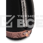 Чайник электрический Hyundai HYK-S4501 1.7л. 2200Вт черный/бронзовый (корпус: нержавеющая сталь/пластик), фото3