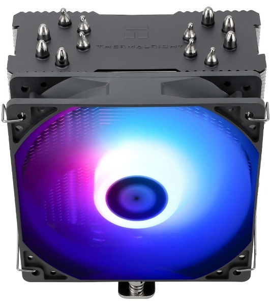 Кулер для процессора Thermalright Burst Assasin 120 ARGb (4-pin PWM, 154мм, Ni/CU, 6x6мм, ARGb, 1x120мм, 66.17CFM, 25.6dBA, 1550RPM, S: 1700, 1200, 115X, AM5, AM4)