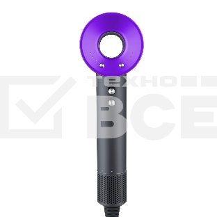 Фен Blackton Bt HD1818M серый/фиолетовый, 1800 Вт, ионизация