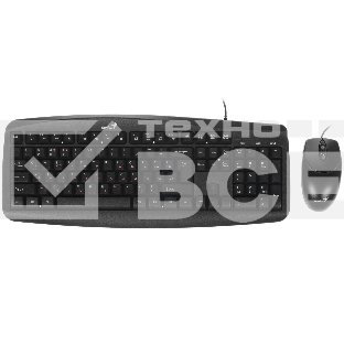 Комплект клавиатура+мышь Genius Smart KM-200 проводной, USB, 1000 DPI, чёрный