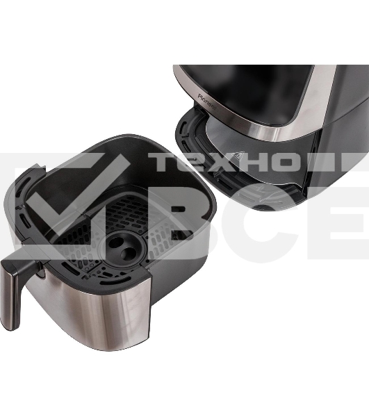 Аэрогриль Pioneer SM516D черный, 1850 Вт, 8 л, сенсор, 10 программ