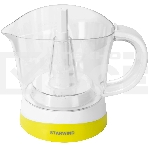 Соковыжималка Starwind SJ 1121 белый/жёлтый, цитрусовая, 30 Вт, 700 мл, механическое, фото4