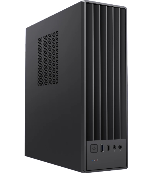 Корпус Foxline FL-461-FLX400, Slim-Desktop, чёрный