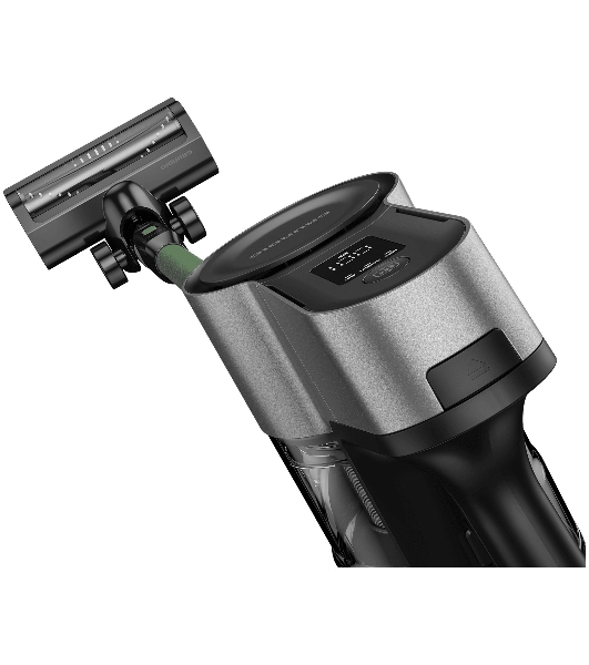 Пылесос вертикальный Grundig VCP 6230 PET оливковый/черный, питание от аккумулятора, 100 Вт, уборка сухая, пылесборник 0.55 л