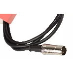 Кабель MIDI FORCE MCC-02/1.5MIDI DIN 5-pin - MIDI DIN 5-pin, высококачественный, диаметр 6 мм, для подключения синтезаторов, звуковых модулей и др. оборудования, профессиональные металлические разъемы, длина 1,5 м, черный, фото3