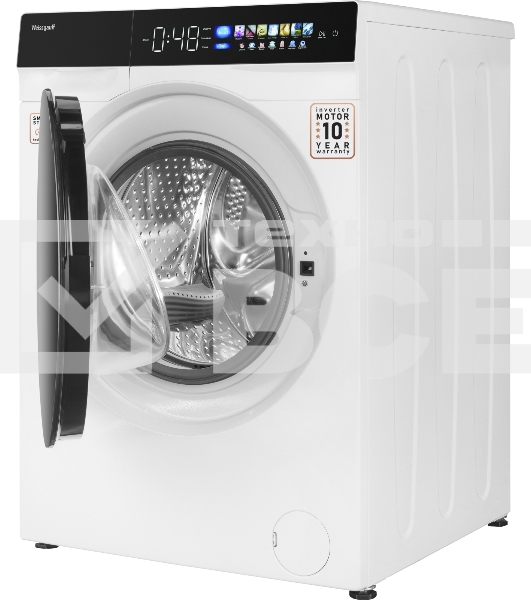 Стиральная машина Weissgauff WM 999 Full Touch DC Inverter Steam белый, загрузка фронтальная 12 кг, 1200 об/мин, класс А+++