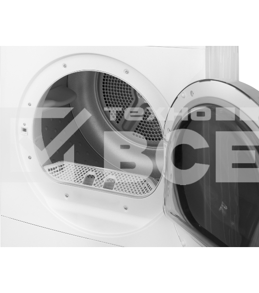 Сушильная машина Weissgauff WD 5297 DS Heat Pump белый, 7 кг, сушка - тепловой насос, программ - 15, 59.6 x 84.5 x 52.5 см