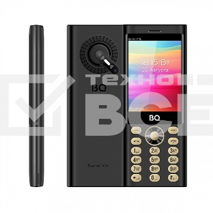 Мобильный телефон BQ 3598 Barrel XXL черный/золотистый