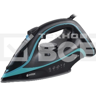 Утюг Vitek VT-8334 черный/бирюзовый