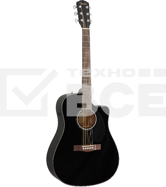 Электроакустическая гитара FENDER CD-60SCE Dread Black WN