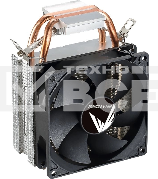 Устройство охлаждения (кулер) Aerocool Formula Ice Boid 2PSDB черный 90мм алюминий+медь 2100rpm 34db 4-pin 90W 135мм