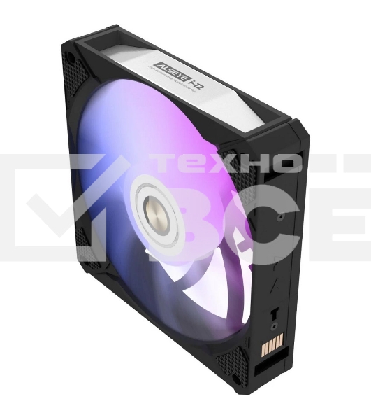 Вентилятор для корпуса Alseye i12B-K10 черный, 120 мм, 1800 об/мин, 33.2 дБ, 4 pin