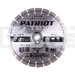 Диск PATRIOT LASER COMMERCIAL алмазный сегментный 350х25,4/20 по Бетону, фото 1