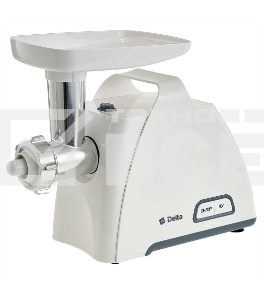 Мясорубка электрическая DELTA DL-6104M белый с серым