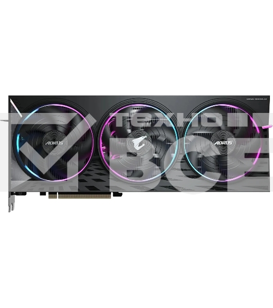 Видеокарта Gigabyte PCI-E GV-R9070XT AORUS E-16GD 1.0 AMD Radeon RX 9070XT 16Gb 256bit GDDR6 2175/20000 HDMIx2 DPx2 HDCP Ret