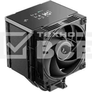 Кулер для процессора DEEPCOOL AK500 G2 DIGITAL NYX LGA1851/1700/1200/115X/AM5/AM4 (9шт/кор, TDP 240W, PWM, Fan 120мм, 5 тепл. Трубок, Copper Base, черный) RET (R-AK500G2-BKNNMN-GJD-1)