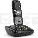 Радиотелефон Dect Gigaset AS690A черный автооветчик АОН, фото5