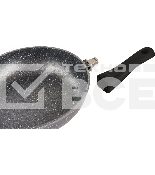 Сковорода а/пр литая 26см съемн/руч Кристалл ТМ Традиция