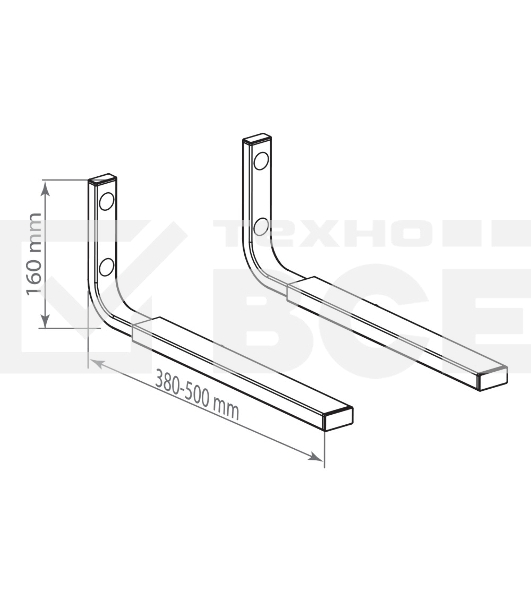 Кронштейн наст. для СВЧ Kromax MICRO-7s silver