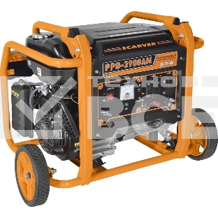 Электрогенератор бензиновый Carver PPG- 3900АM, 3 кВт, 95 дБ, 51 кг