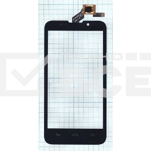 Сенсорное стекло (тачскрин) для ZTE Majesty Z796C, черное